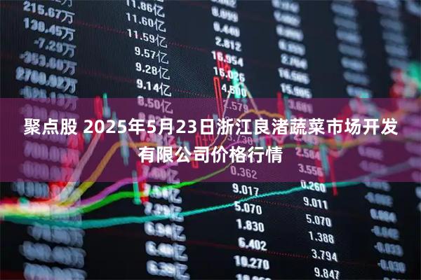 聚点股 2025年5月23日浙江良渚蔬菜市场开发有限公司价格行情