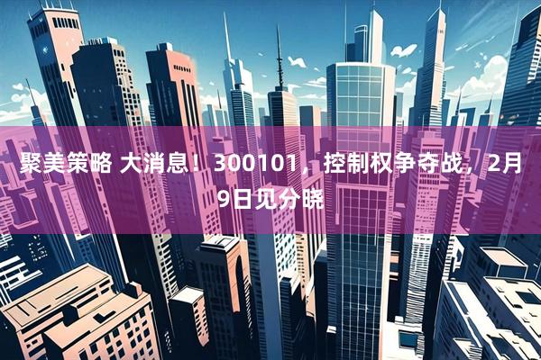 聚美策略 大消息！300101，控制权争夺战，2月9日见分晓